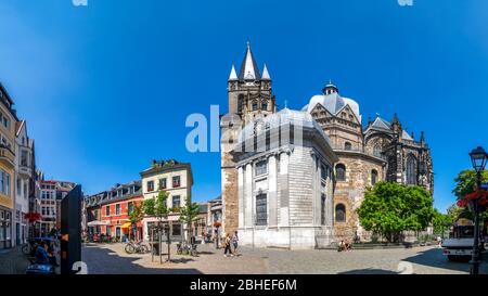 Cathedral, Aachen, Germany Stock Photo