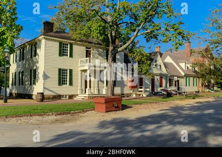 Colonial Williamsburg Mary Dickinson Store and James Geddy House Stock ...