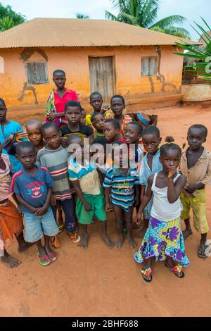 Traditional Ewe people village near Tatale, Togo Stock Photo - Alamy