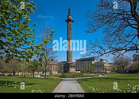 The controversial  Melville Monument, commemorating Henry Dundas, the first Viscount Melville in St Andrew Square, Edinburgh, Scotland, UK. Stock Photo