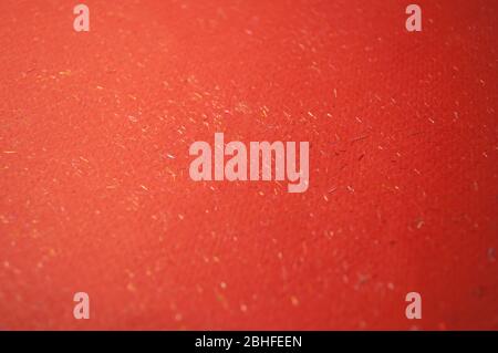 carton of red color for the background close-up detail macro photography Stock Photo