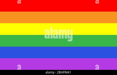 the gay pride colors Stock Vector