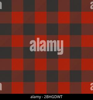 Lumberjack plaid seamless pattern texture. EPS 10 vector Stock Vector