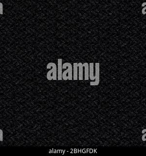 Black textile background for strict interior. Seamless square texture. Stock Photo