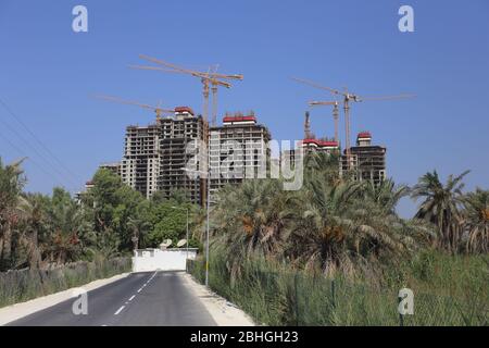 The stalled Marina West project, Budaiya, Janabiyah, Kingdom of Bahrain Stock Photo