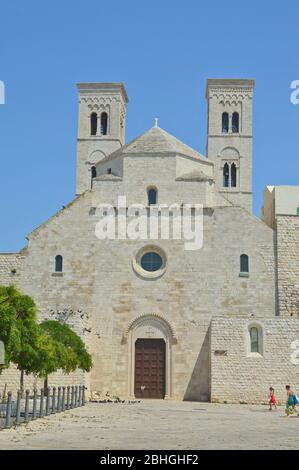 Image of the city of Molfetta, directly on the sea Stock Photo