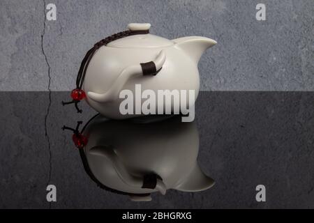 Still life image of Chinese teapot of Chinese Culture Stock Photo