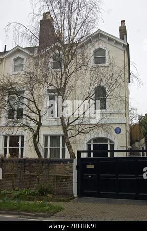 Historic home of the author and novelist Katherine Mansfield (1888 - 1923) and her husband, the writer and critic John Middleton Murry (1889 - 1957) i Stock Photo