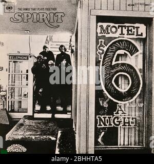 Spirit - original vinyl album cover - The Family That Plays Together - 1968 Stock Photo