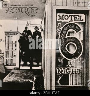 Spirit - original vinyl album cover - The Family That Plays Together - 1968 Stock Photo
