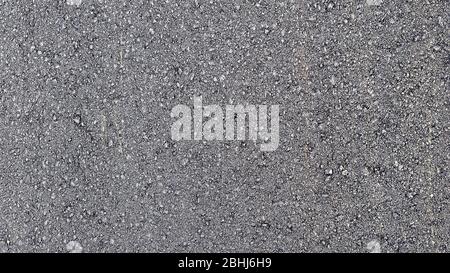 The texture of hot asphalt just built into the road Stock Photo