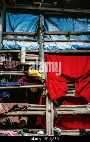 Kumartuli in the time of Mahalaya Stock Photo