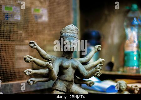 Kumartuli in the time of Mahalaya Stock Photo