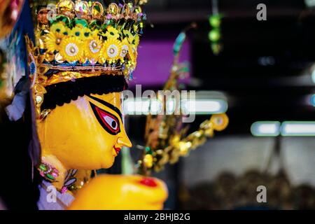 Kumartuli in the time of Mahalaya Stock Photo