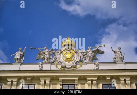 Vienna, Austria - May 19, 2019 - The Hofburg Palace is a complex of palaces from the Habsburg dynasty located in Vienna, Austria. Stock Photo