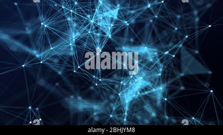 Computer generated graphics. Tech background. Stock Photo