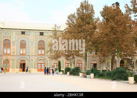 Tehran, Iran –November  6 ,2017  The Golestan Palace  in tehran , Iran is the royal Qajar complex at capital city Stock Photo