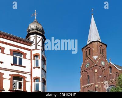 Beautiful church in Grevenbroich in Germany Stock Photo