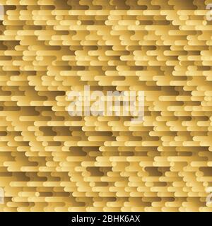 Brush golden horizontal lines background Stock Vector