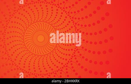 Colorful abstract background with circle shape red orange, Abstract orange color background vector file, fluid background template Stock Vector