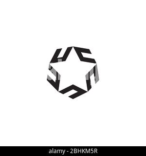 Star logo element vector emblem modern design Stock Vector