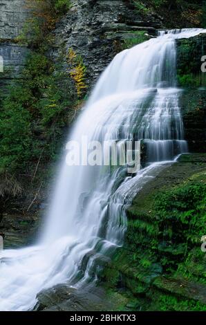 Lucifer Falls, Robert H Treman State Park, New York Stock Photo