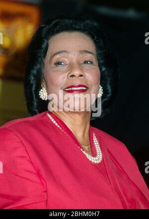 LOS ANGELES, CA. c.1994: Coretta Scott King, widow of Martin Luther King.  File photo © Paul Smith/Featureflash Stock Photo