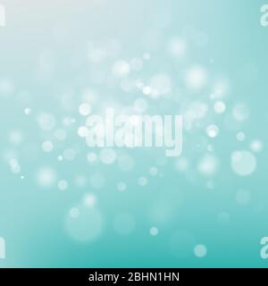 Snowy white and blue blur background. EPS 10 Stock Vector