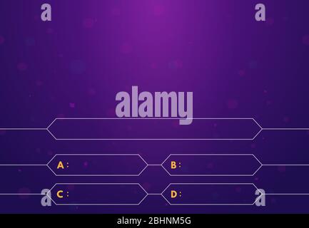 Quiz game background Stock Vector