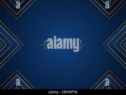 Abstract luxury background concept overlap layer shape luxury design line pattern. vector illustration. Stock Vector