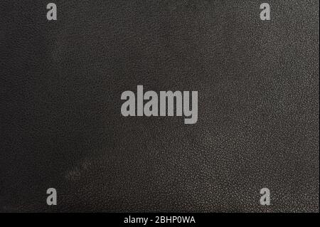 Black artificial leather texture or background Stock Photo