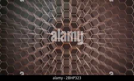 Colorfull hexagonal texture. Abstract background for design. Stock Photo