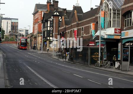 London, UK. 27th Apr, 2020. Clapham Junction station remains quiet at Monday morning rush hour despite reports of increased activity despite coronavirus lockdown. Credit: JOHNY ARMSTEAD/Alamy Live News Stock Photo
