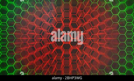Colorfull hexagonal texture. Abstract background for design. Stock Photo
