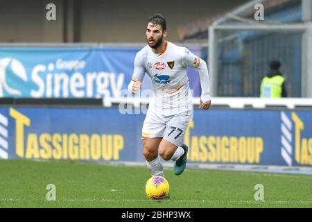 Italy, Italy. 1st Jan, 2020. italy, Italy, 01 Jan 2020, Panagiotis Tachtsidis (Lecce) during - - Credit: LM/Alessio Tarpini Credit: Alessio Tarpini/LPS/ZUMA Wire/Alamy Live News Stock Photo