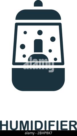 Humidifier simple icon. House appliance. Vector illustration isolated ...