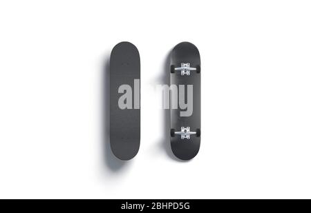 Download Blank Wood Skateboard Mockup Front And Back Side Stock Photo Alamy PSD Mockup Templates