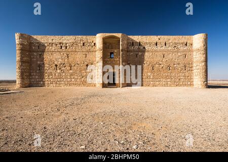 Qasr Al-Kharanah in Jordan, no people Stock Photo