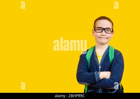 Talented child. Home schooling. Schoolchild. Education. Smart kid Stock Photo