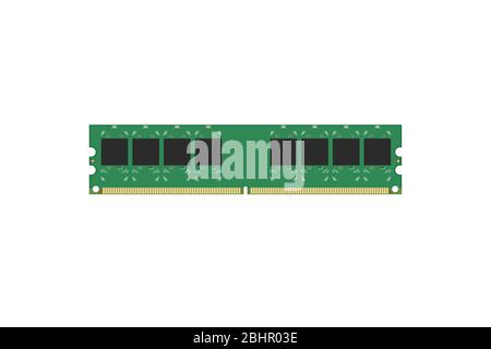 RAM - Random Access Memory vector illustration Stock Vector