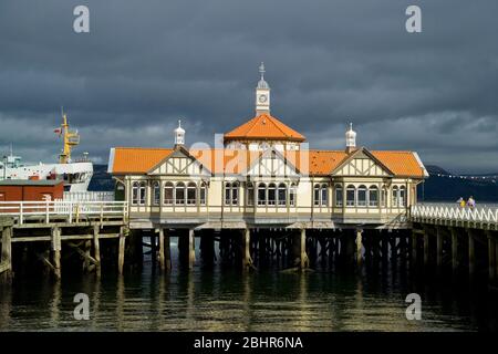 Dunoon Pier, Cowal, Argyll Stock Photo