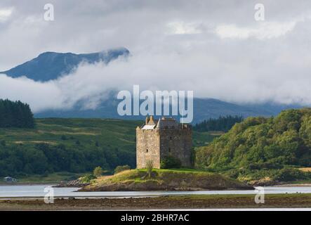 Castle Stalker, Loch Linnhe, Argyll Stock Photo