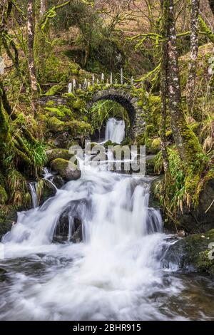 The Fairy Bridge, Invercreran, Argyll Stock Photo