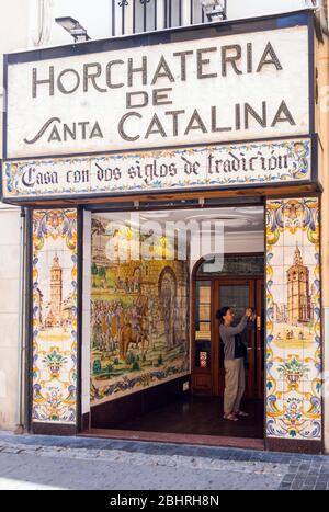 Horchatería de Santa Catalina. Valencia. Comunidad Valenciana. España Stock Photo