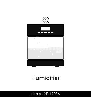 Humidifier simple icon. House appliance. Vector illustration isolated on white background Stock Vector