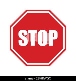 Stop Sign Vector stock illustration Stock Vector