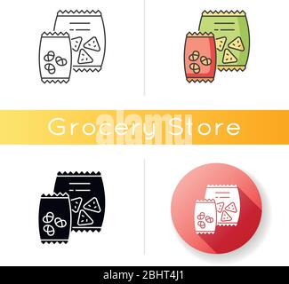 Snacks icon Stock Vector
