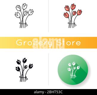 Flowers icon Stock Vector