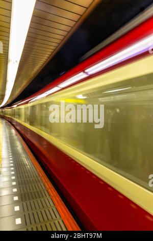 Train Station of Tokyo in Japan Stock Photo