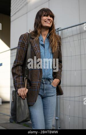 Caroline de Maigret attending the Dries Vam Noten  show during Paris  Fashion Week Feb 26,2020- Photo: Runway Manhattan/Valentina Ranieri  ***For Edit Stock Photo